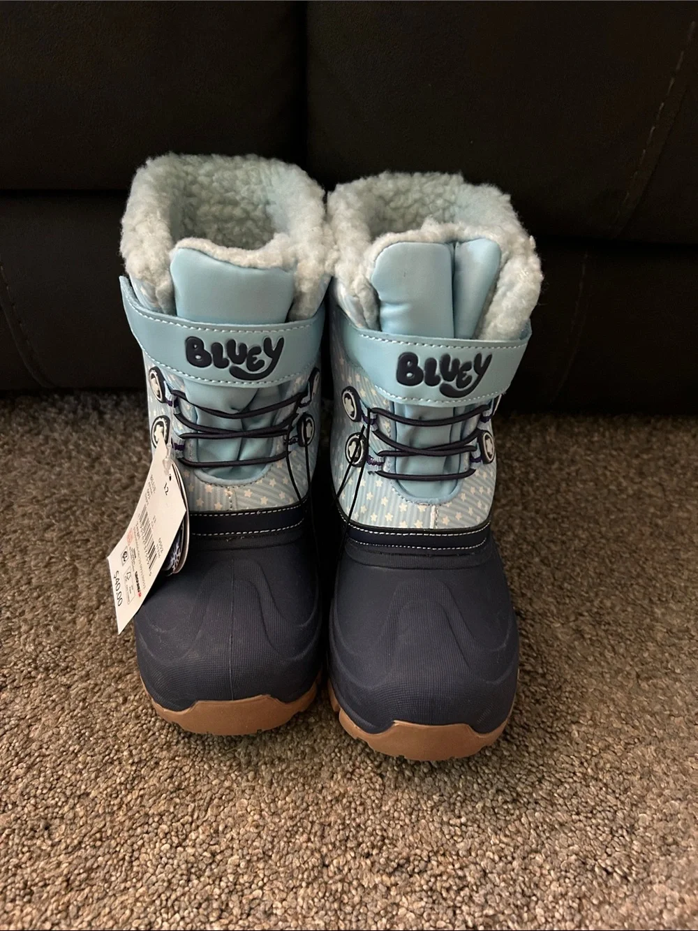 Bluey Kids Waterproof Snow Boots. Good for -20 C